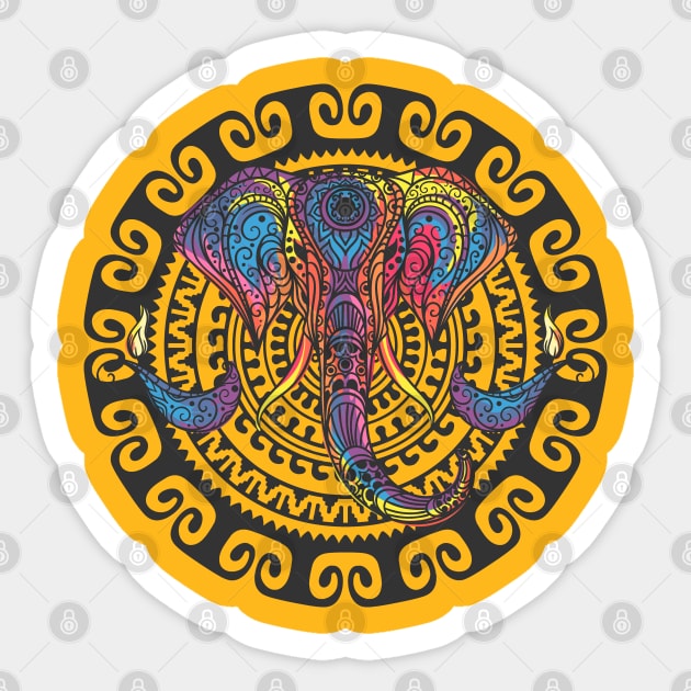 Elephant Sticker by Ubold